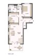 Grundriss - Neuwertige 3 Zimmer, Sonnenbalkon und Aufzug in 51427 BGL-Refrath (B6)